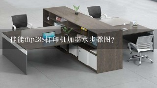 佳能mp288打印机加墨水步骤图？