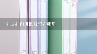 针式打印机取纸辊在哪里