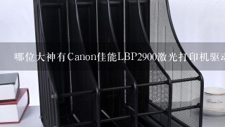 哪位大神有Canon佳能LBP2900激光打印机驱动 V<br/>1、0软件百度云资源