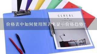 价格表中如何使用图表来显示价格趋势?